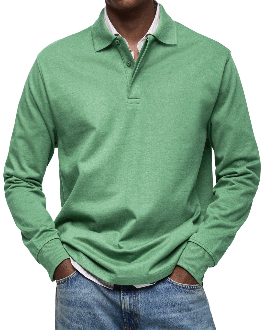 CHARLES™ – Luxury Long-Sleeved Polo Shirt for Men