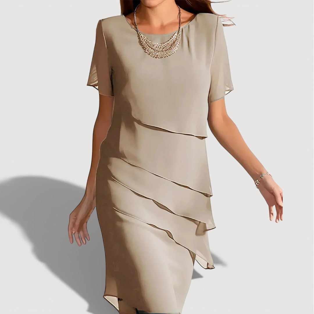 Patricia | Layered Midi Dress