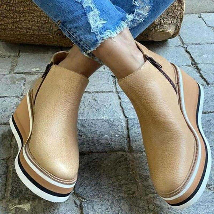 MARJORIE™ – Stylish Ankle Boots with a Lengthening Look