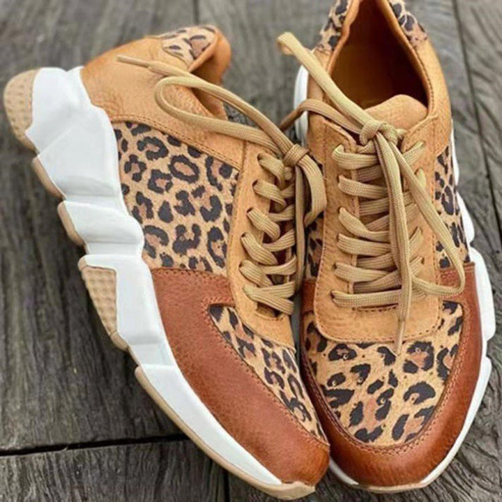 MARTHA™ – Trendy Leopard Print Sneakers for Women