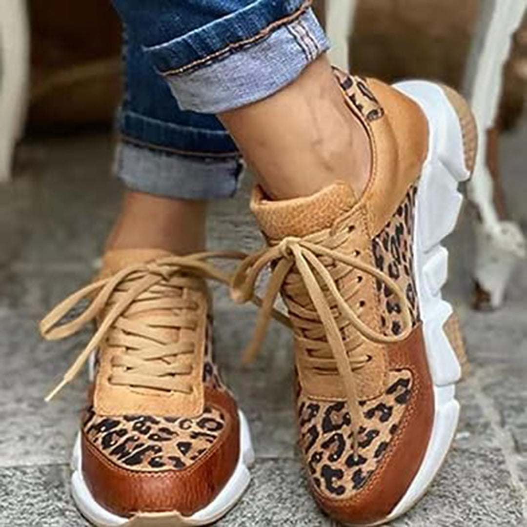 MARTHA™ – Trendy Leopard Print Sneakers for Women
