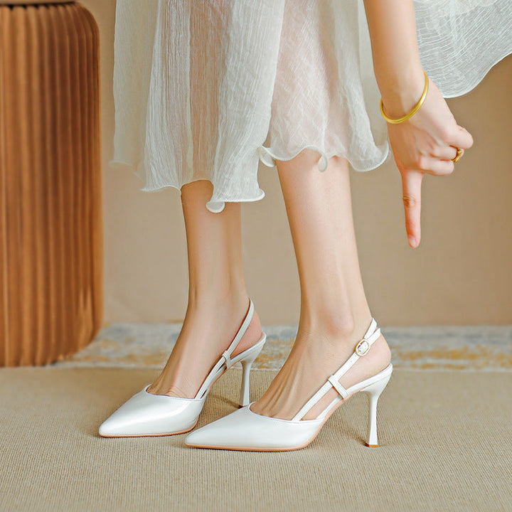 ZURI™ - Elegant Pointed Toe Adjustable Strap Stiletto