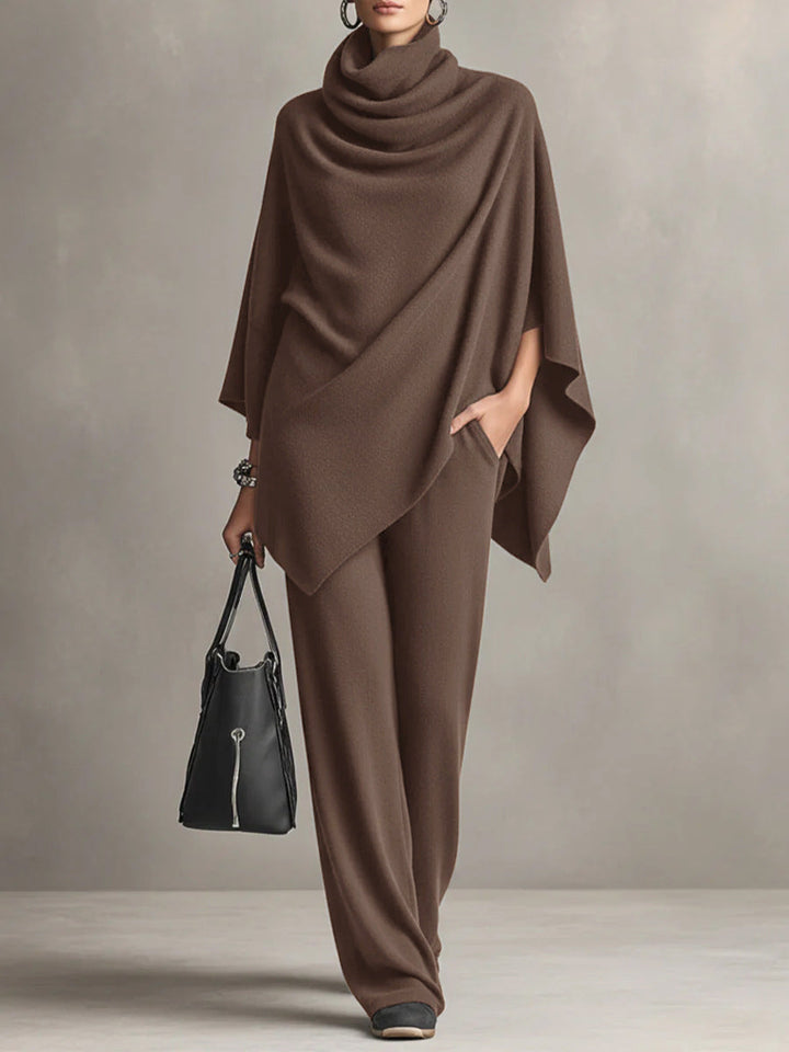 Helen™ | Elegant Drape Two-Piece Set