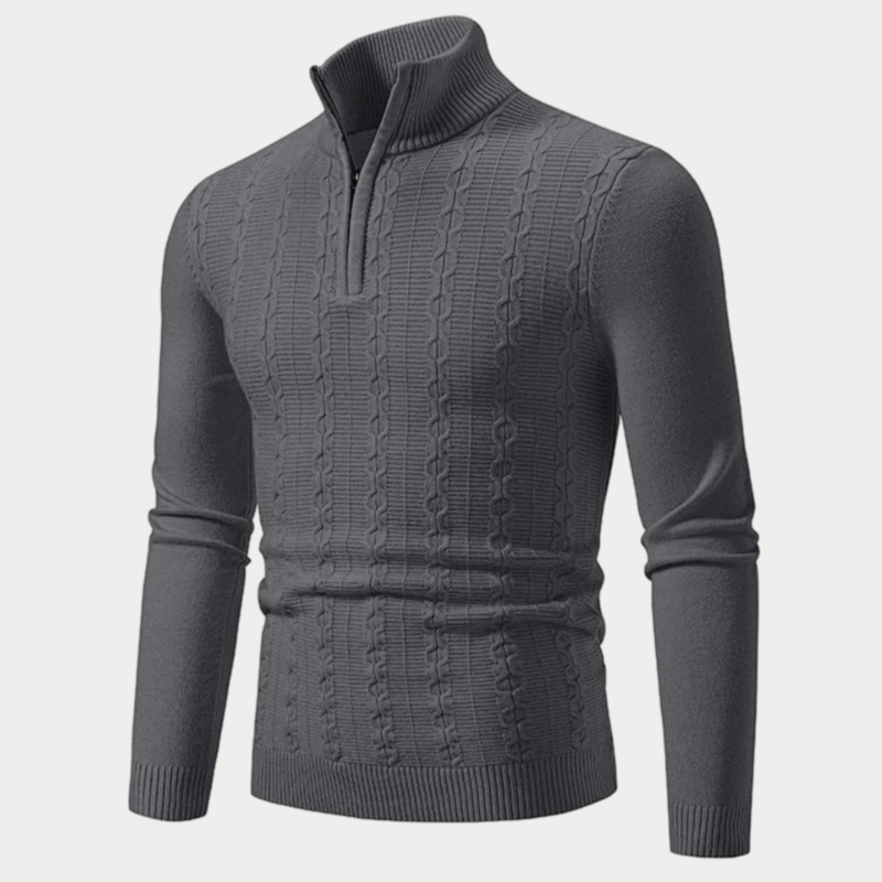 ALFRED™ – Slim-Fit Half-Zip Sweater for Men