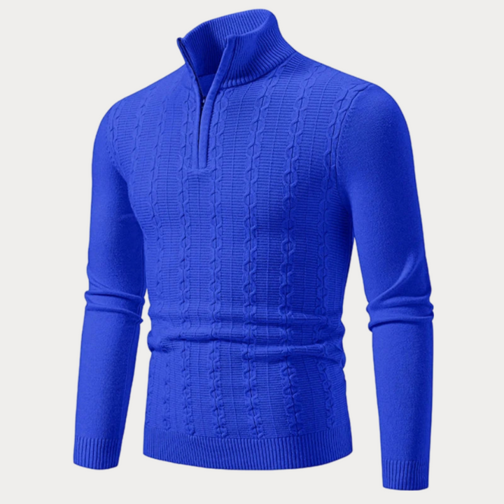 ALFRED™ – Slim-Fit Half-Zip Sweater for Men