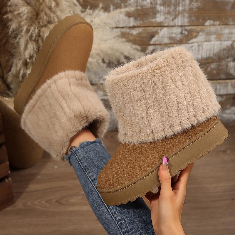 WILLOW™ - Stylish Fluffy Faux Lined Snow Boots for Winter Wear