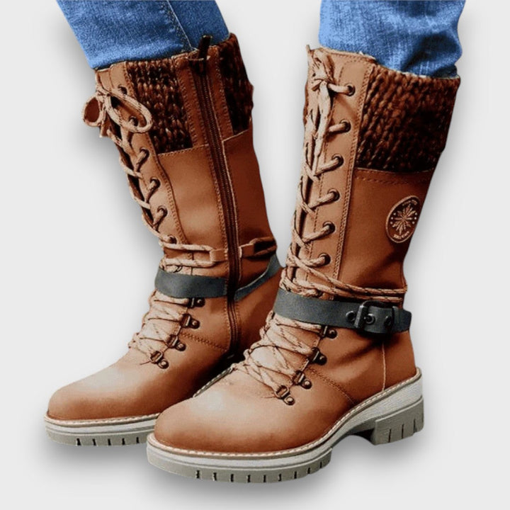 Evelyn™ | Lace-Up Winter Boots