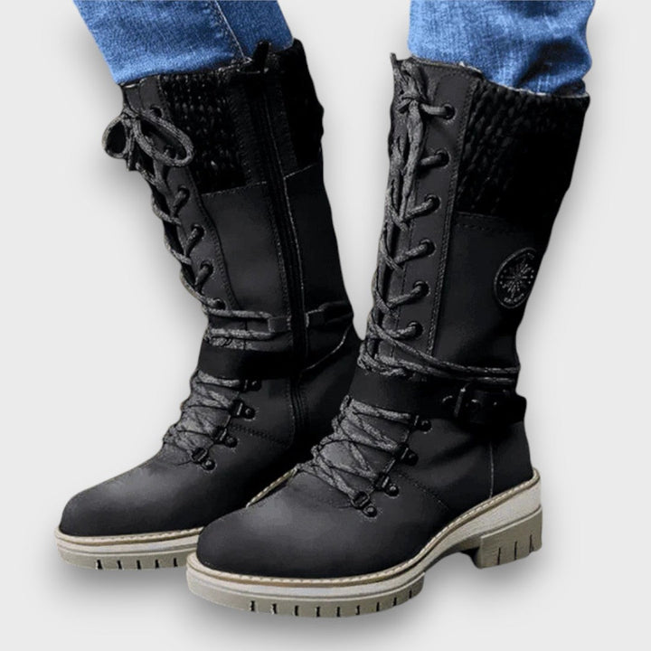Evelyn™ | Lace-Up Winter Boots