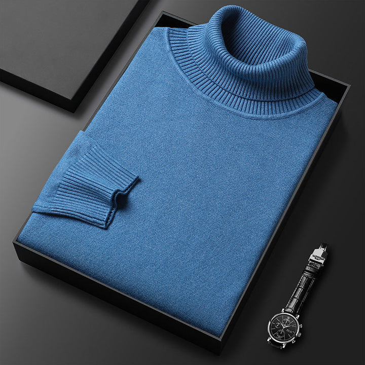 WESLEY™ – Stylish & Elegant Cashmere Turtleneck Sweater for Men