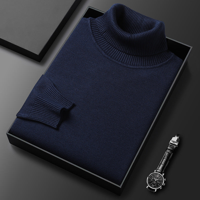 WESLEY™ – Stylish & Elegant Cashmere Turtleneck Sweater for Men